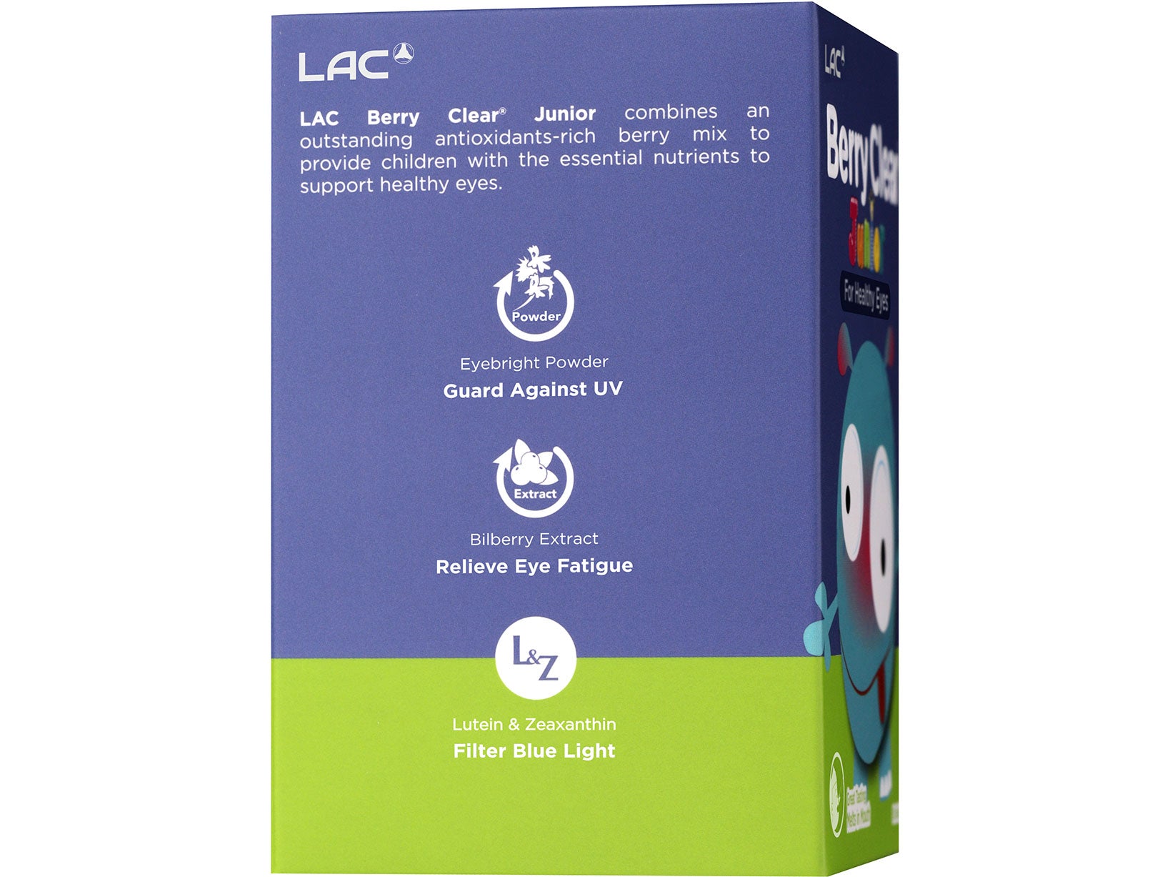 Berry Clear® Junior - การป้องกันดวงตาที่อุดมด้วยสารต้านอนุมูลอิสระ