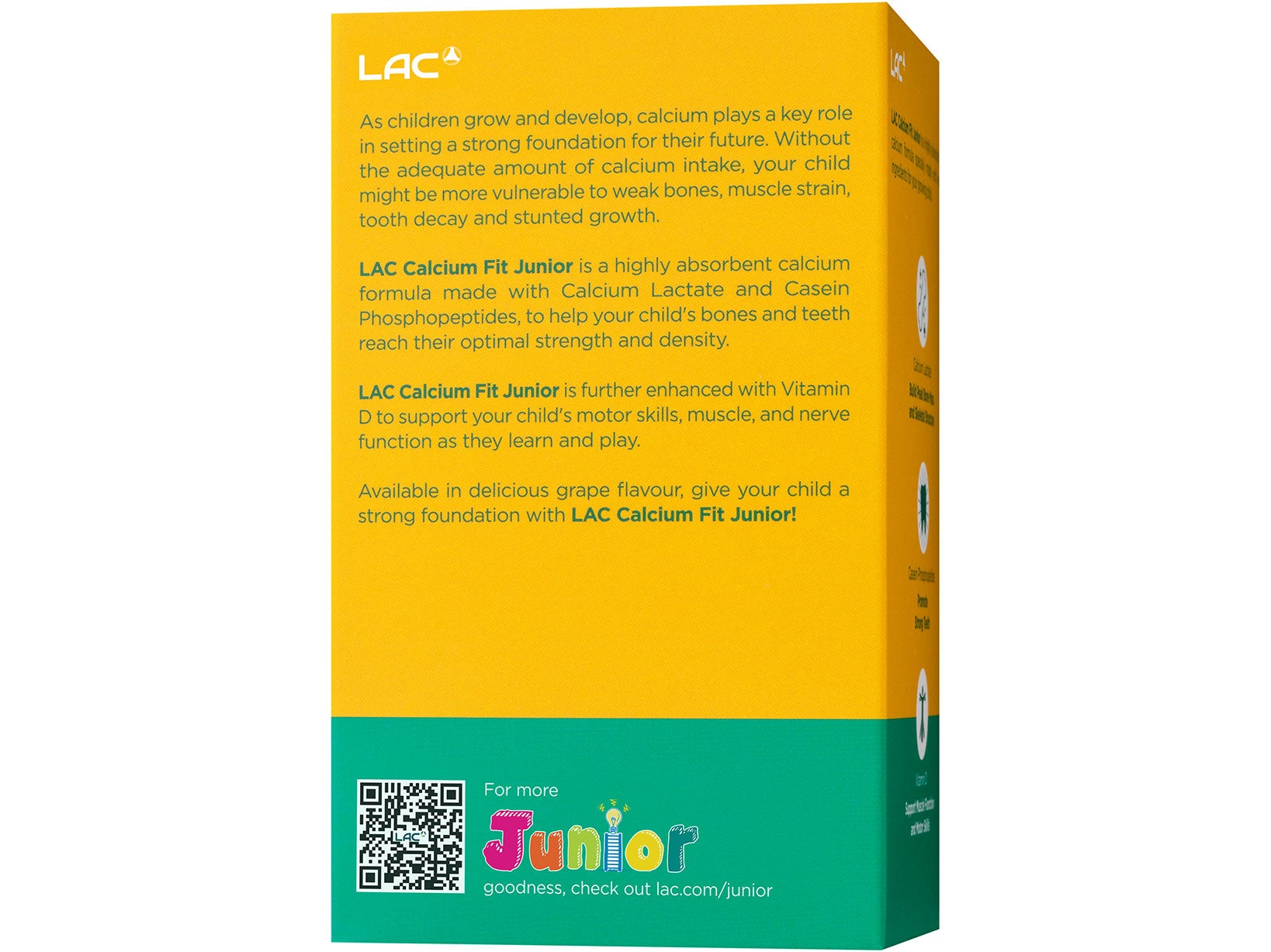 Calcium Fit ™ Junior - กระดูกและฟันที่แข็งแรง