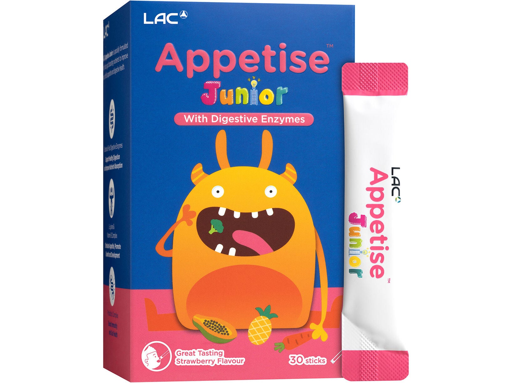 LAC Appetise™ Junior Strawberry Flavour - For Picky Eaters