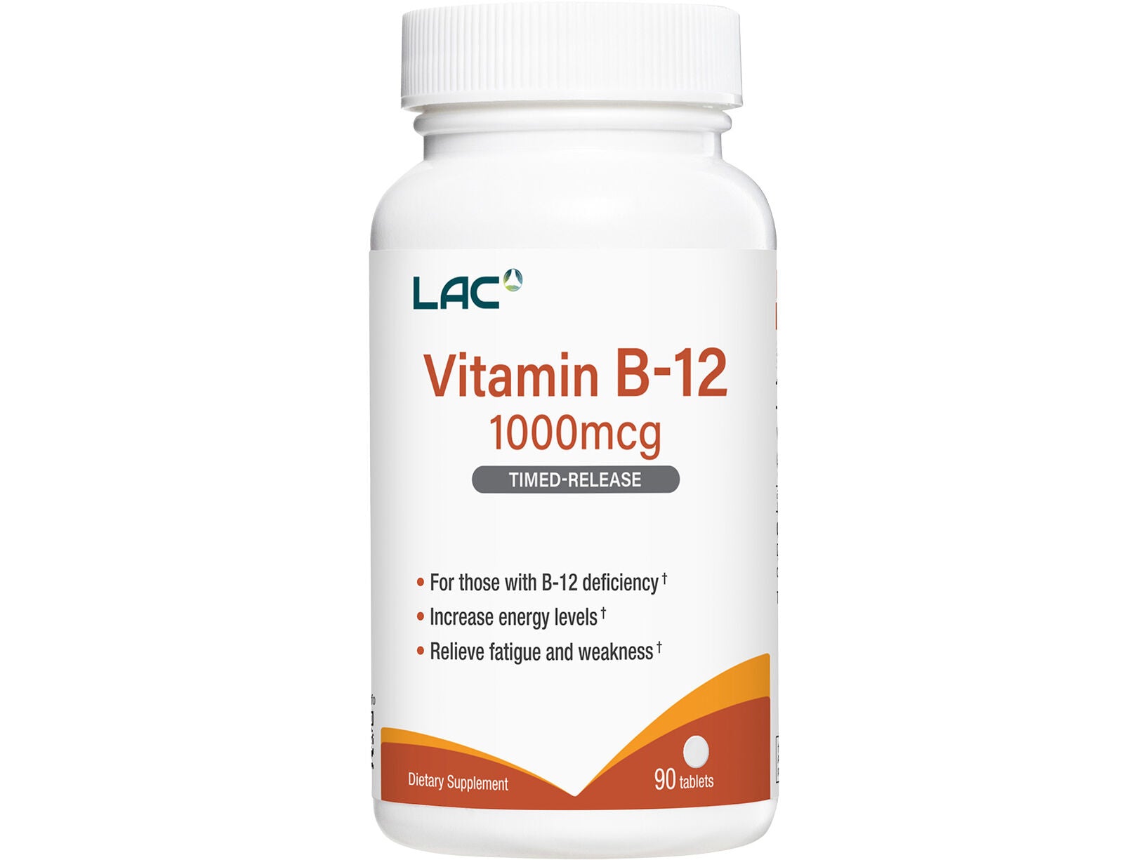 LAC Vitamin B-12 1000mcg Timed-Release - 90 Tablets