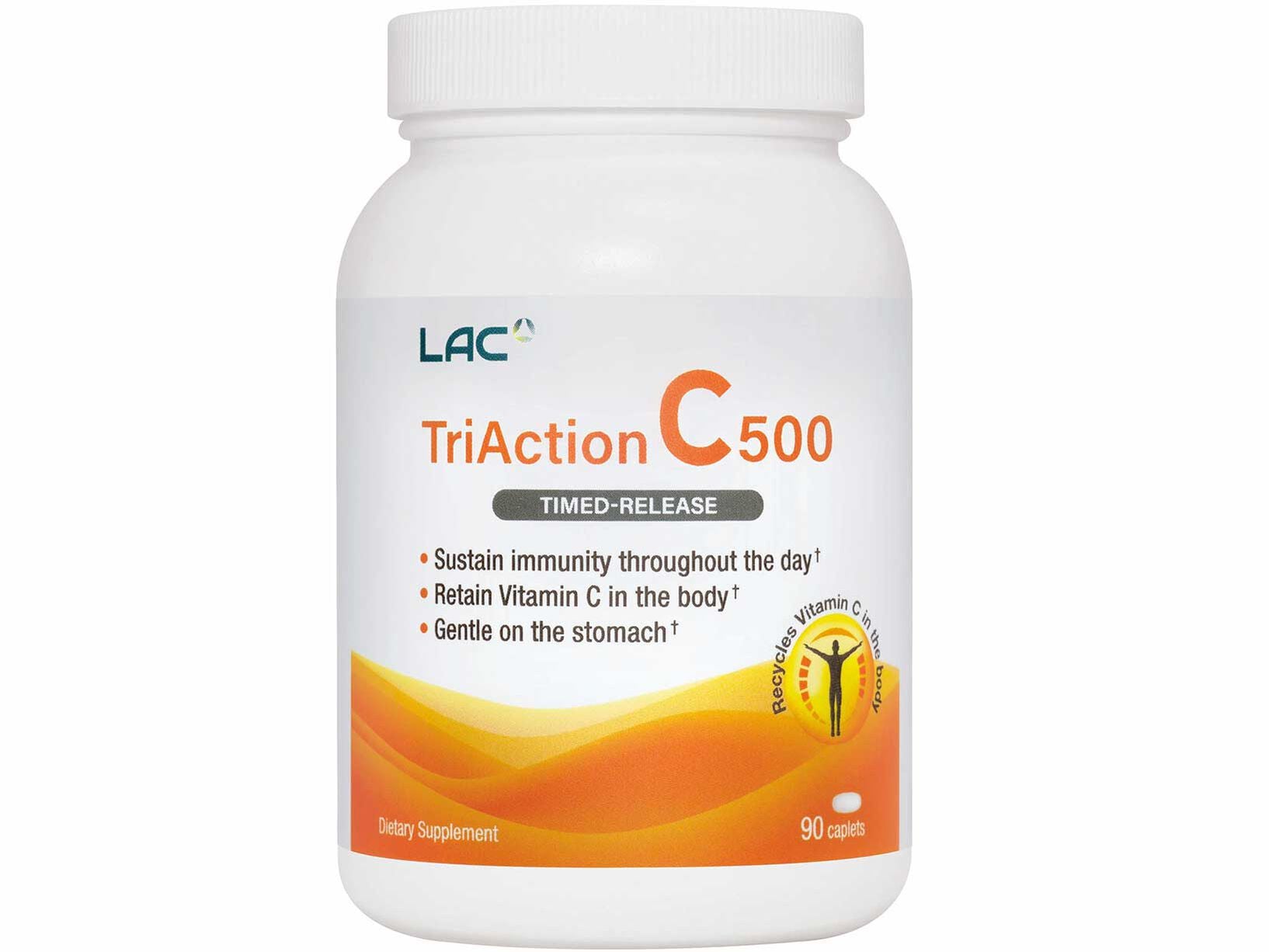 LAC TriAction C 500 - Timed-Release 90 Caplets