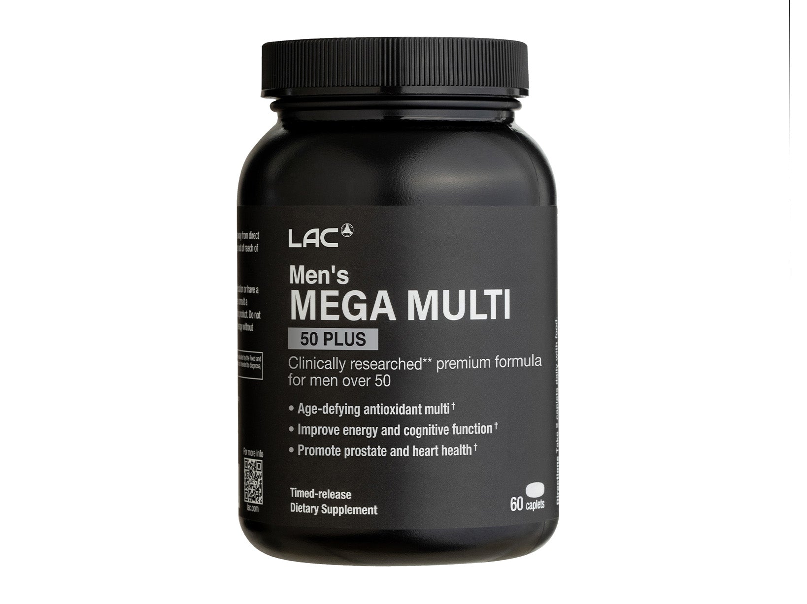LAC Men's Mega Multi 50 Plus (60 caplets)