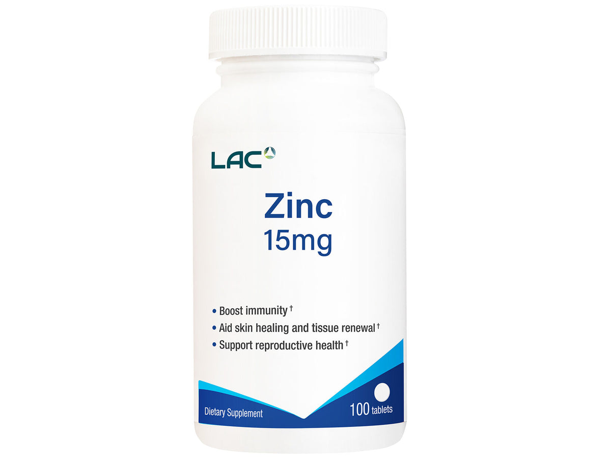 LAC Zinc 15mg 100 tabs