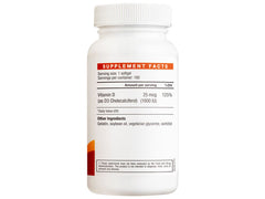 LAC Vitamin D3 1000 IU - 180 Softgels