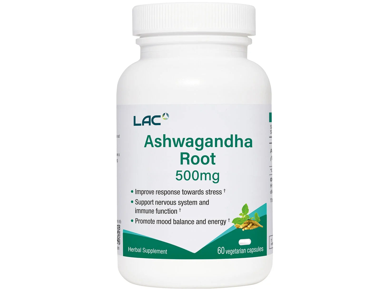 LAC Herbs Ashwagandha Root 500mg