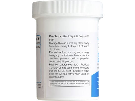 โปรไบโอติกคอมเพล็กซ์ 25 พันล้าน CFU - การสนับสนุนรายวัน