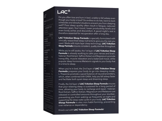 Triaction Sleep Formula - Tri -Layer Sleep Technology