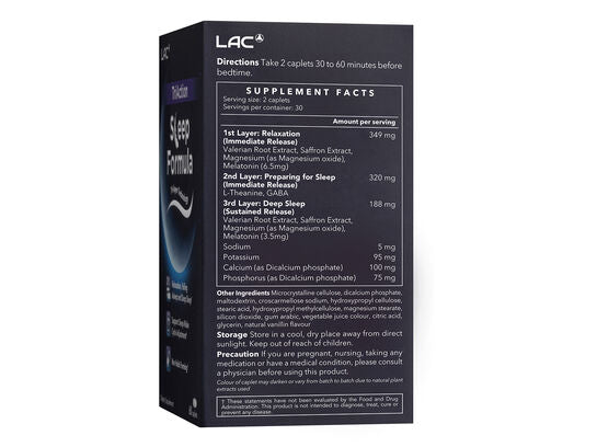 Triaction Sleep Formula - Tri -Layer Sleep Technology