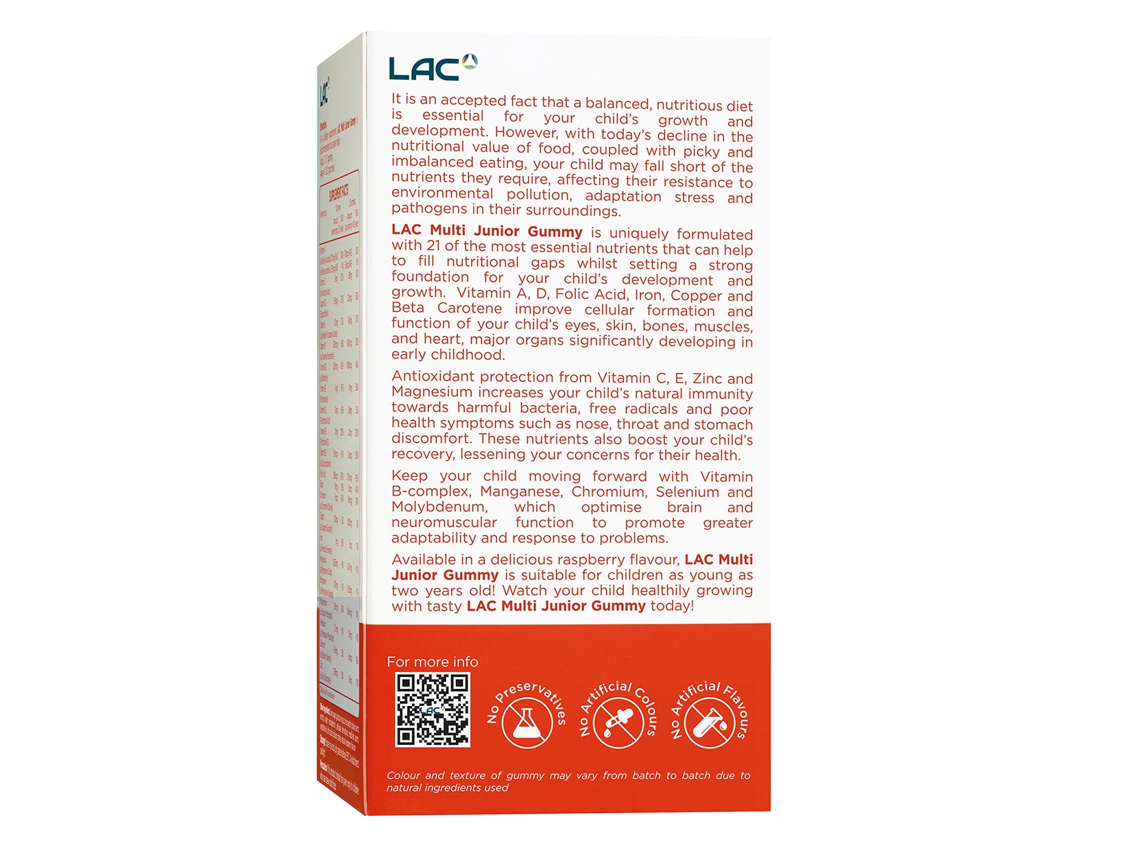 LAC Multi Junior Gummies - Build Strong Foundation