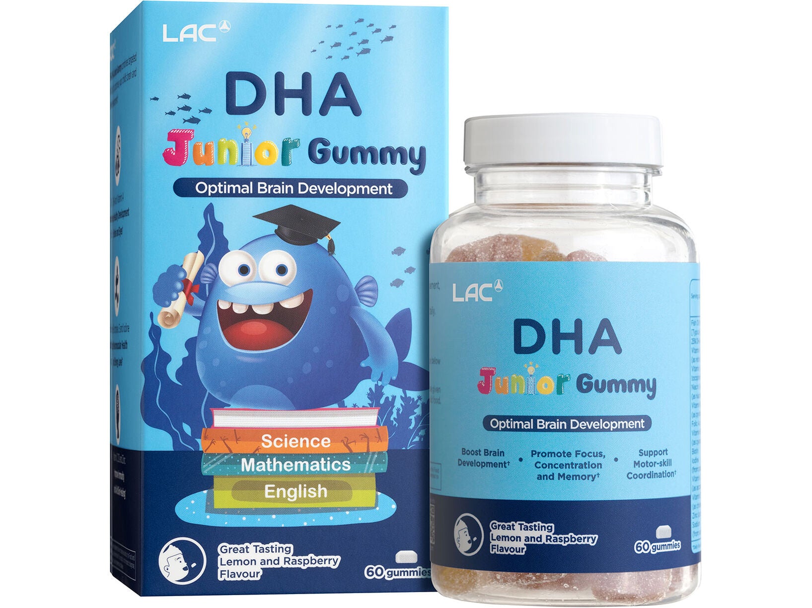 LAC DHA Junior Gummies - Optimal Brain Development