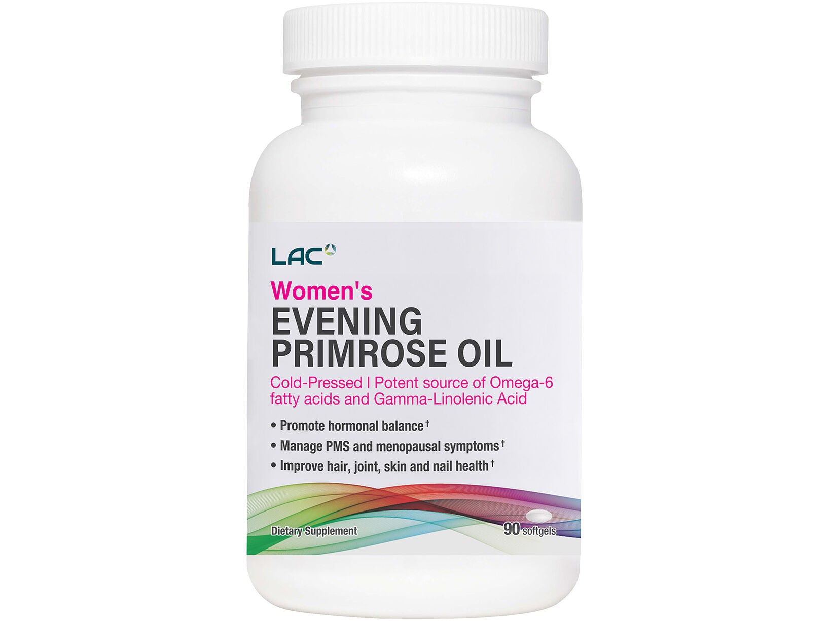 LAC Women's Evening Primrose Oil - 90 Softgels