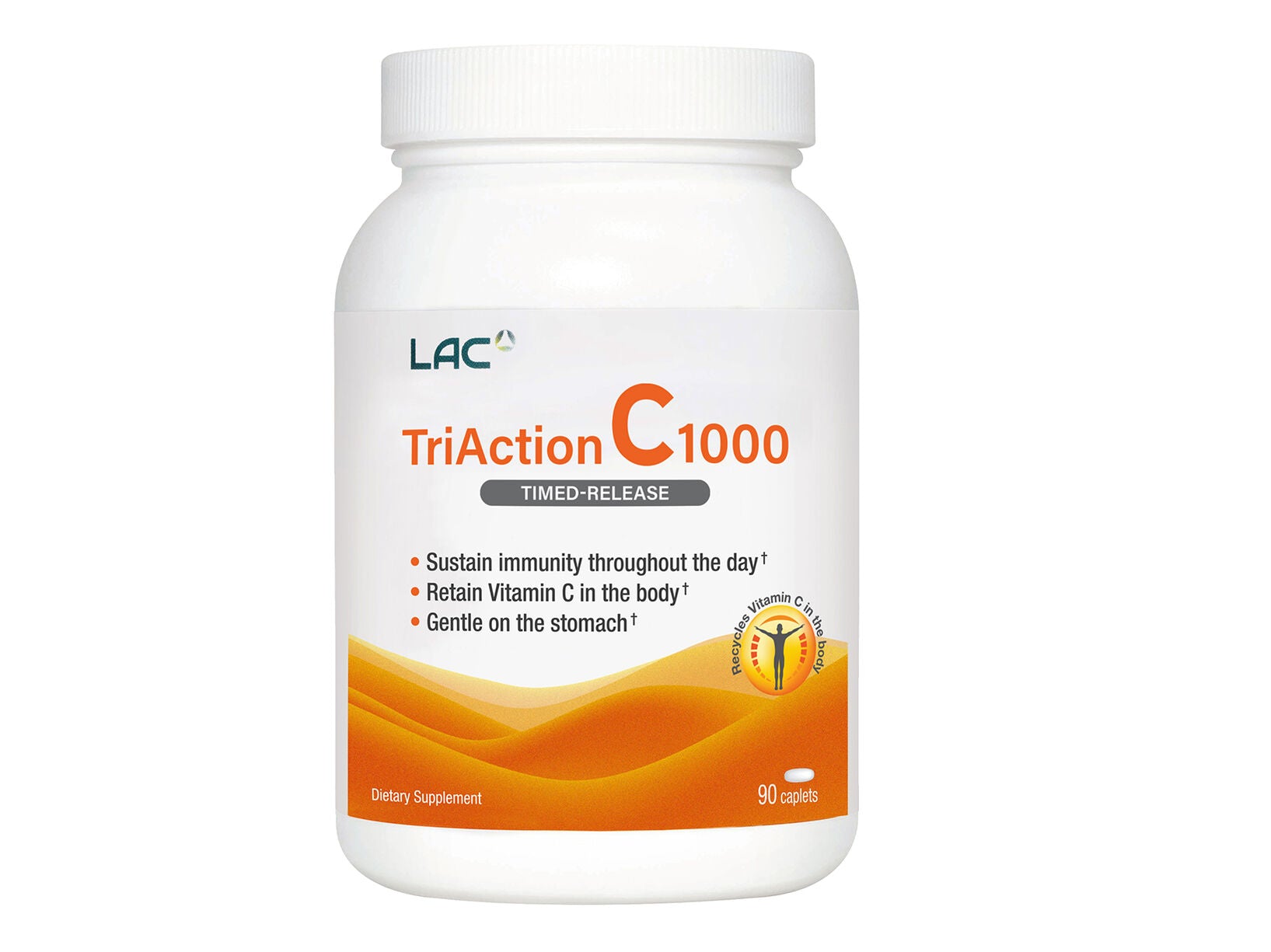 LAC TriAction C 1000 - Timed-Release 90 Caplets