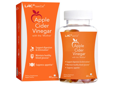 LAC Apple Cider Vinegar - with the "Mother" (60 gummies)