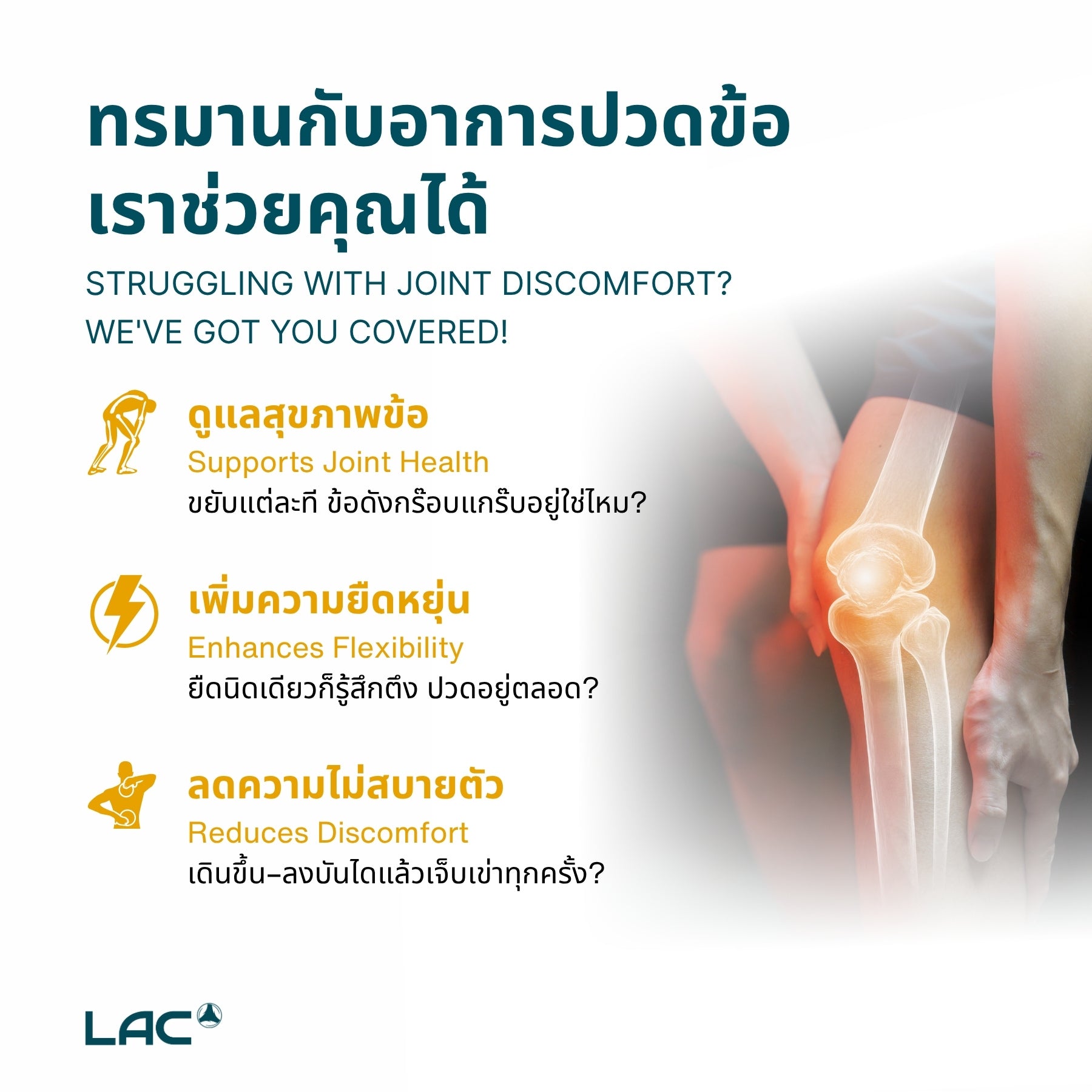 ข้อต่อProtec® - glucosamine chondroitin + คอลลาเจน