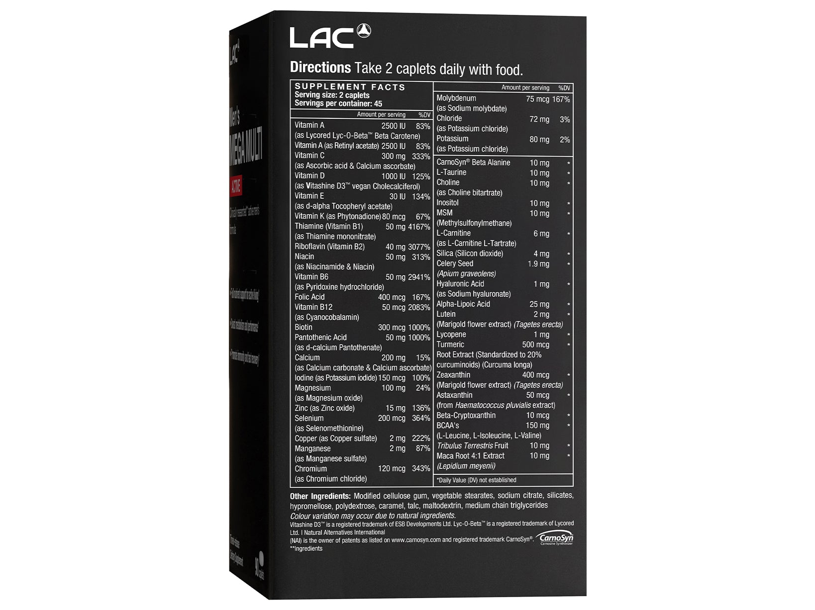 LAC Men's Mega Multi Active