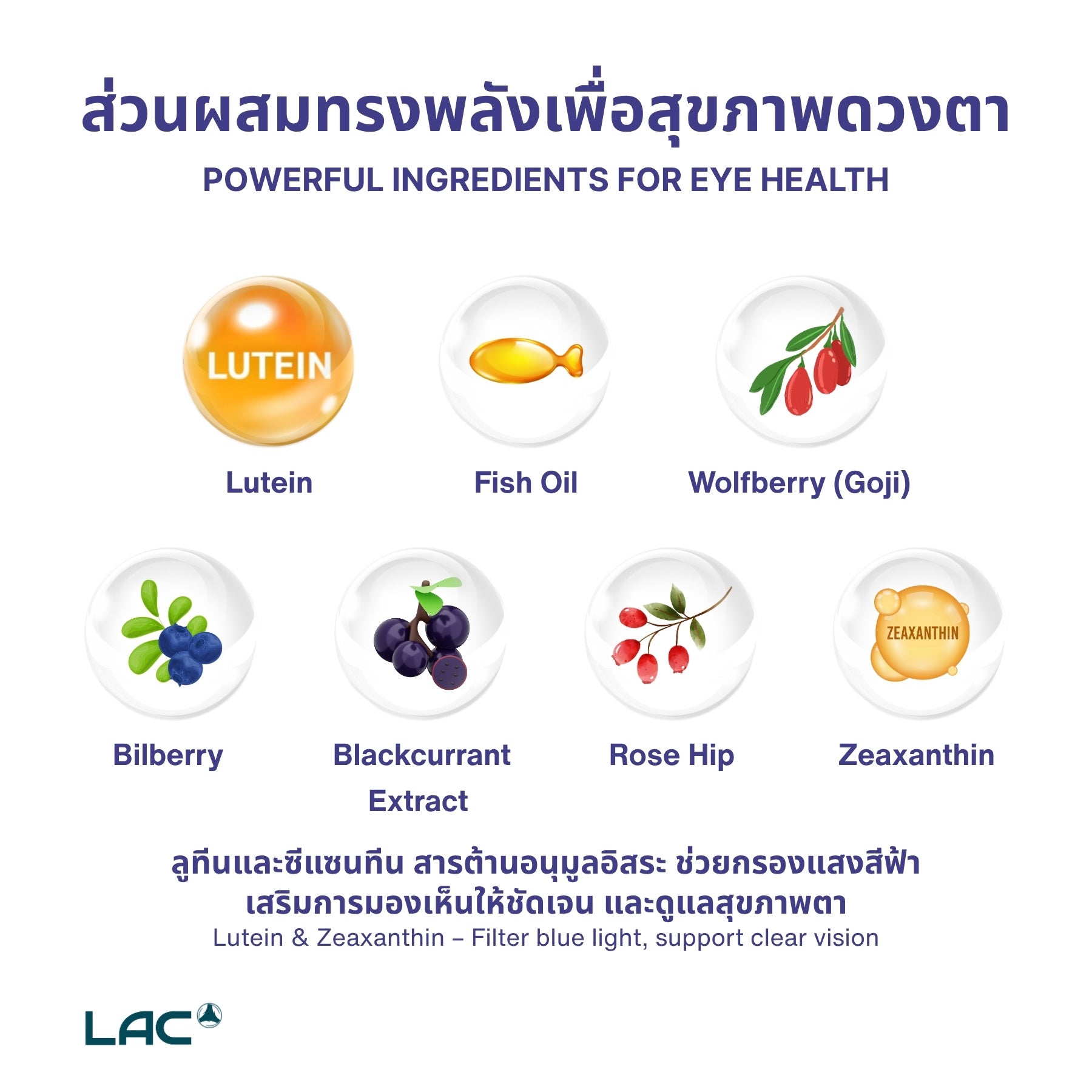Berry Clear® - การป้องกันดวงตา 360 °