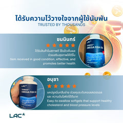 น้ำมันปลา Trimax ™โอเมก้า