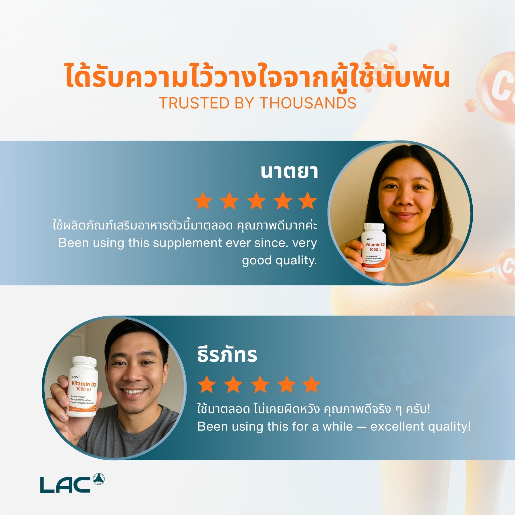 LAC Vitamin D3 1000 IU - 180 Softgels