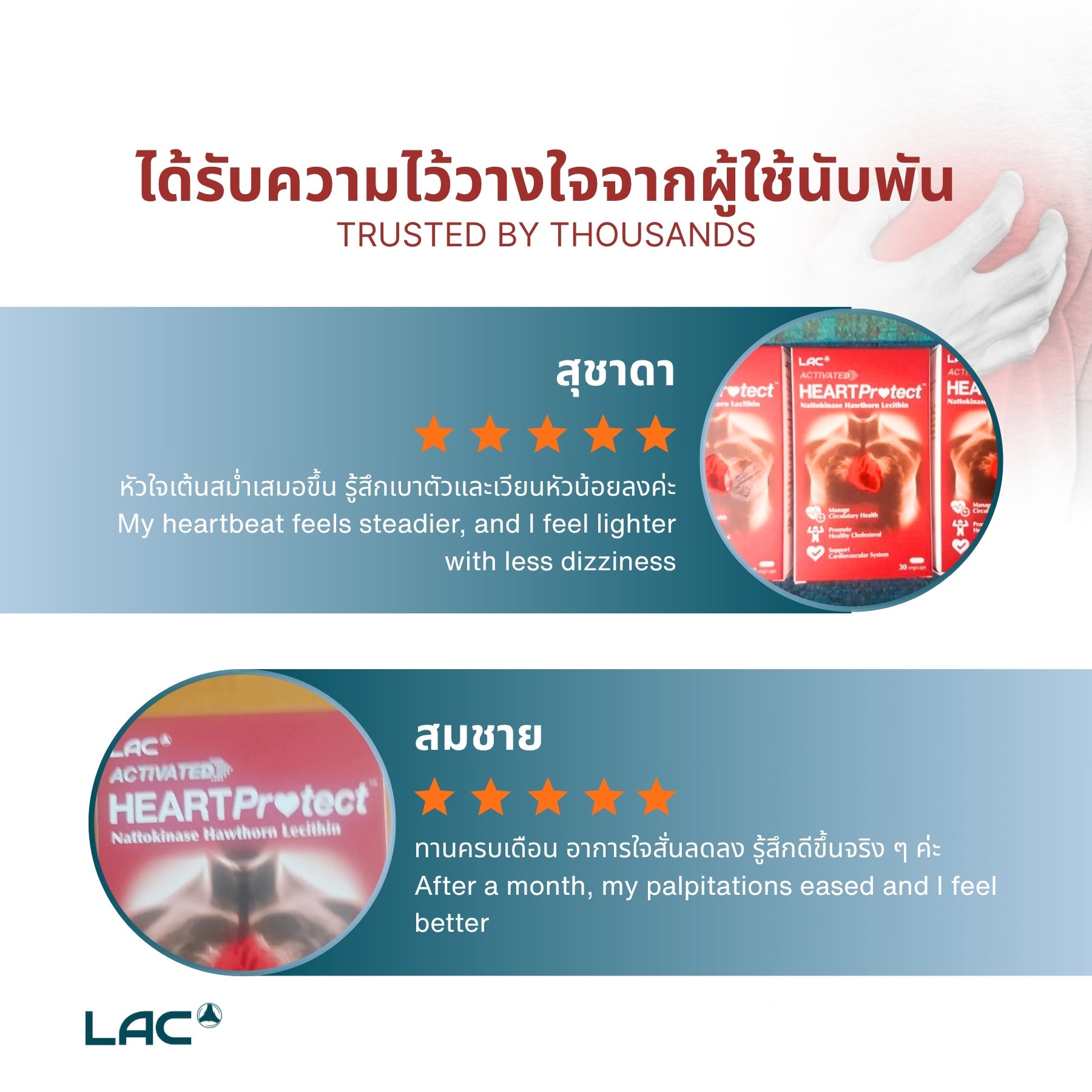 Heart Protect ™ - Nattokinanse Hawthorn Lecithin ผสมผสาน